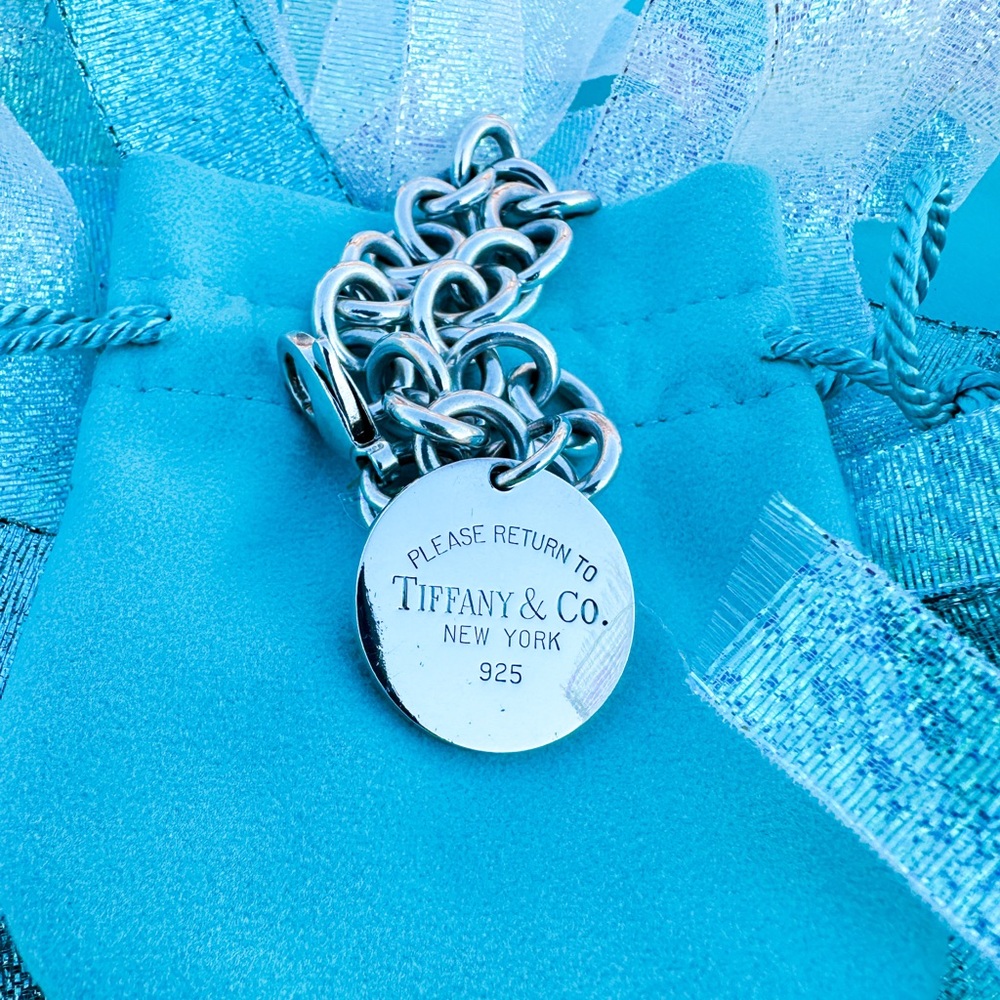 Tiffany & Co. Silver Bracelet Return To Tiffany Circle Tag